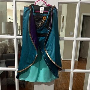 Disney Frozen Anna Dress with Gold Trim